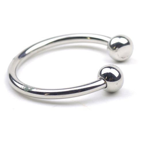 Steel Glans Ring With 2 Balls